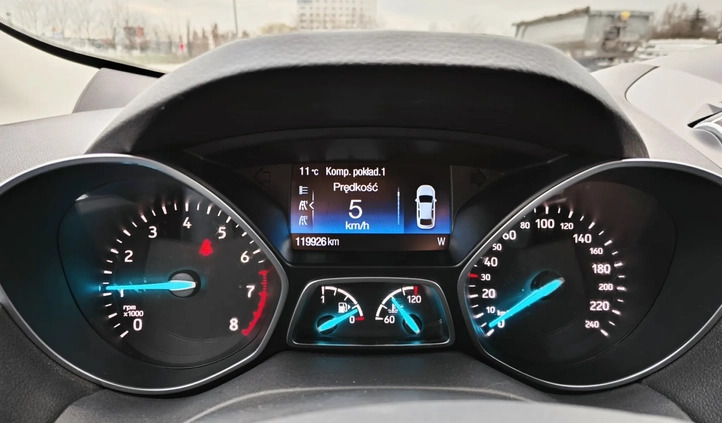 Ford Kuga cena 67900 przebieg: 119000, rok produkcji 2018 z Bochnia małe 497
